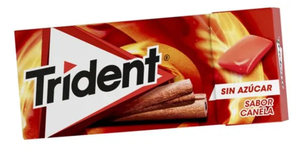 Chiclete tridente drágeas sem açúcar importado 14gr