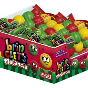 Chiclete brinclet's melancia caixa 24x18gr
