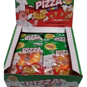 Pizza bala de gelatina gummy caixa c/24